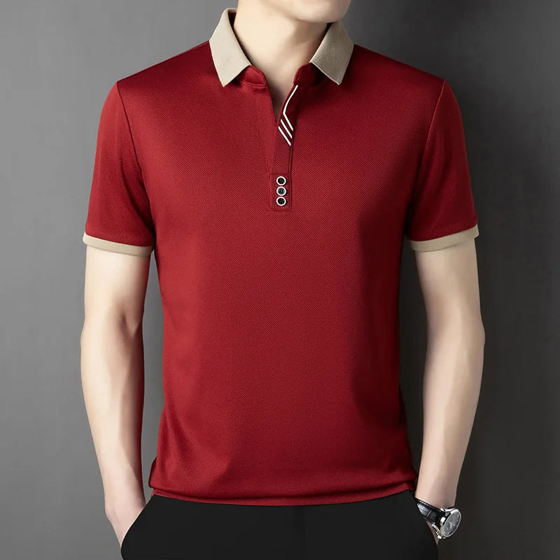Herren-Poloshirt mit kurzen Ärmeln und Knopfleiste – ideal für den Alltag