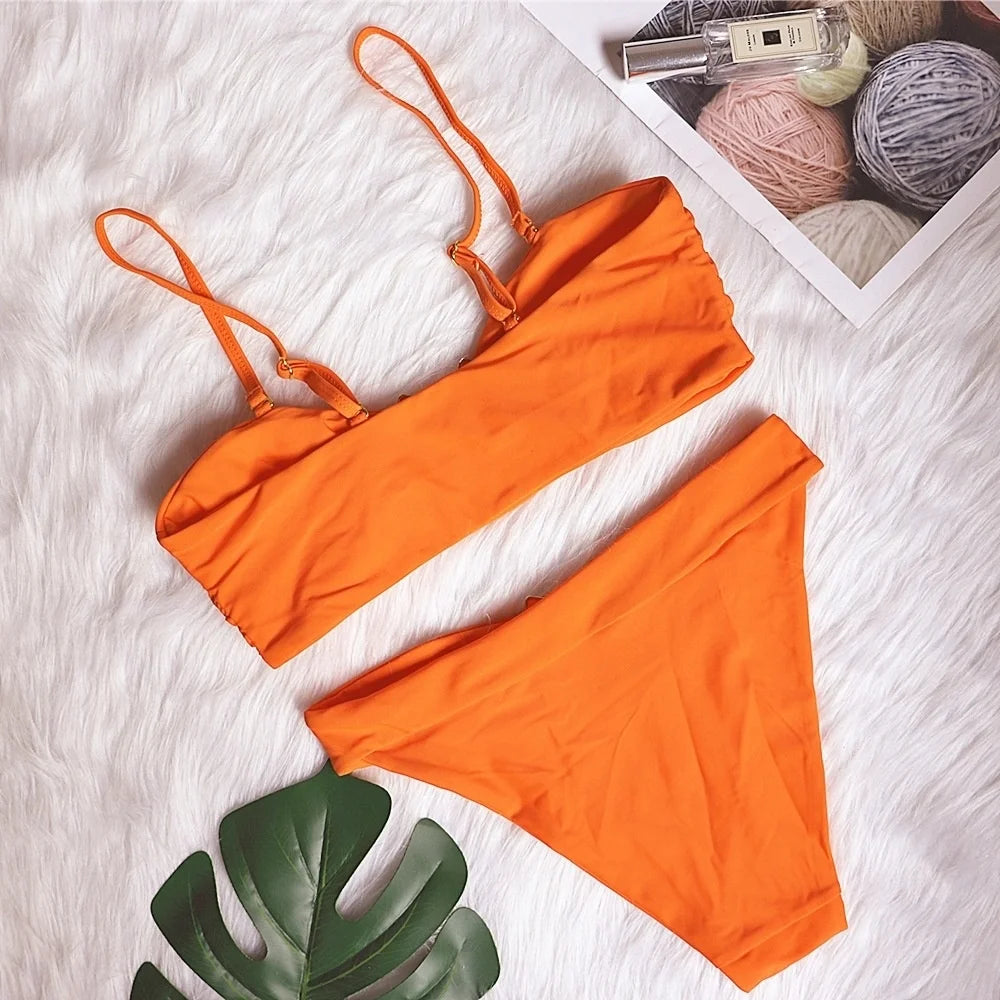 Sexy Bikini-Set mit Push-up-Effekt – Perfekt für Strand und Pool