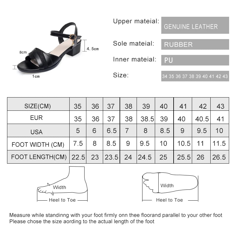 Damen Leder Sandalen Keil Casual Gr. 41-42