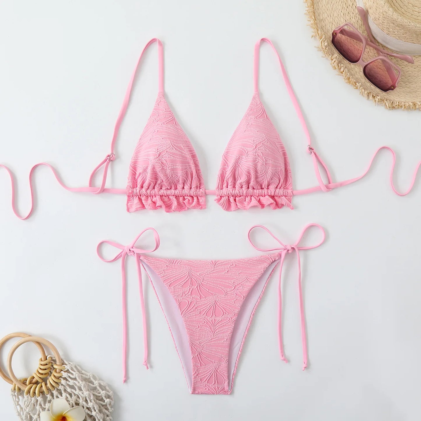 Sexy Bikini-Set für Damen mit Push-up-Effekt – ideal für Strand und Pool