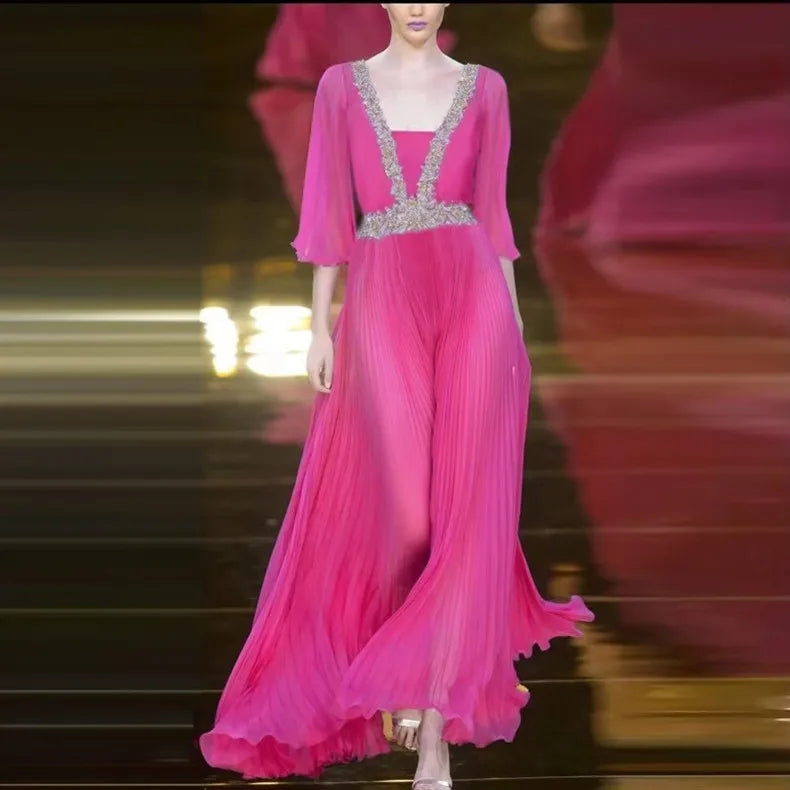 Elegantes Mini-Kleid für Damen mit halbem Stehkragen, langen Ärmeln und 3D-Blumen-Patchwork-Design – figurbetont und stilvoll.