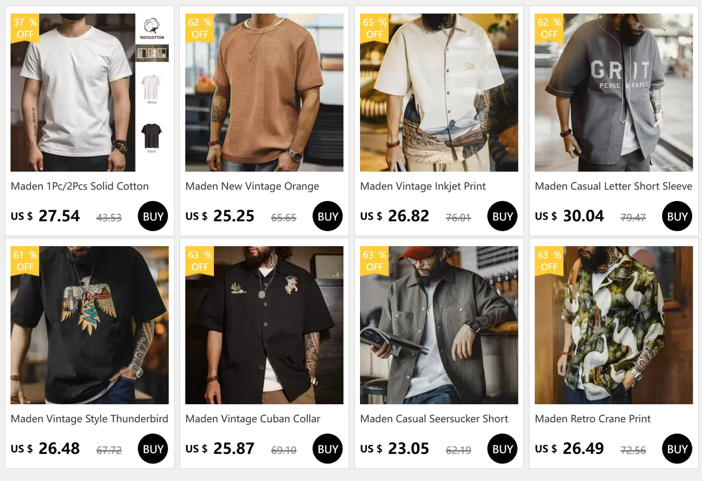 Herren Jacke Retro Canvas Detroit schwere Taschen Reverskragen Reißverschlussmantel