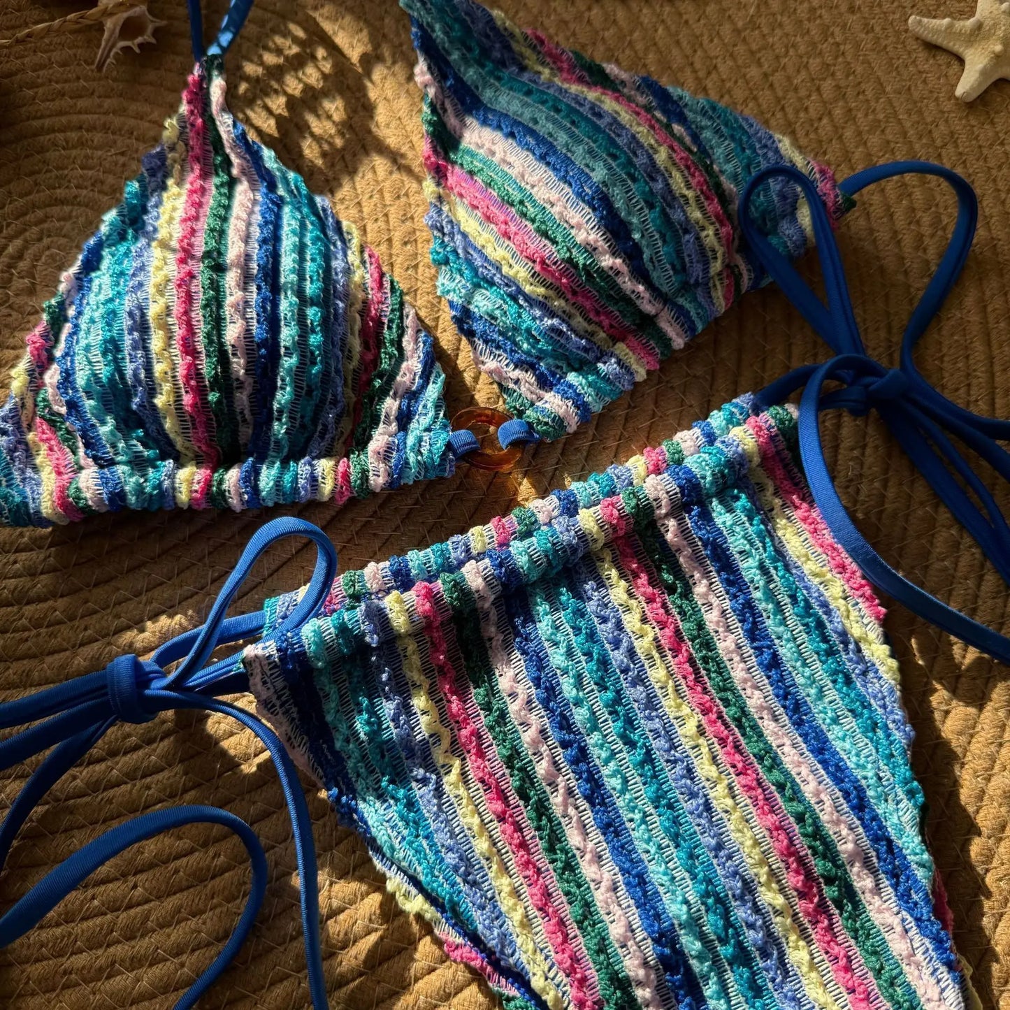 Sommerlicher Push-Up-Bikini im brasilianischen Stil – ideal für Strand und Pool