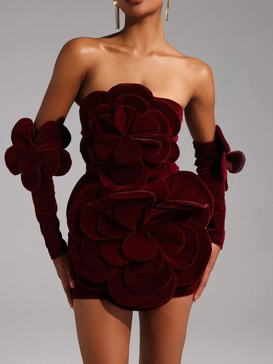 Zweiteiliges Damen-Set mit Rundhals und langen Ärmeln – figurbetontes Oberteil und Minirock mit Patchwork-Diamantenmuster