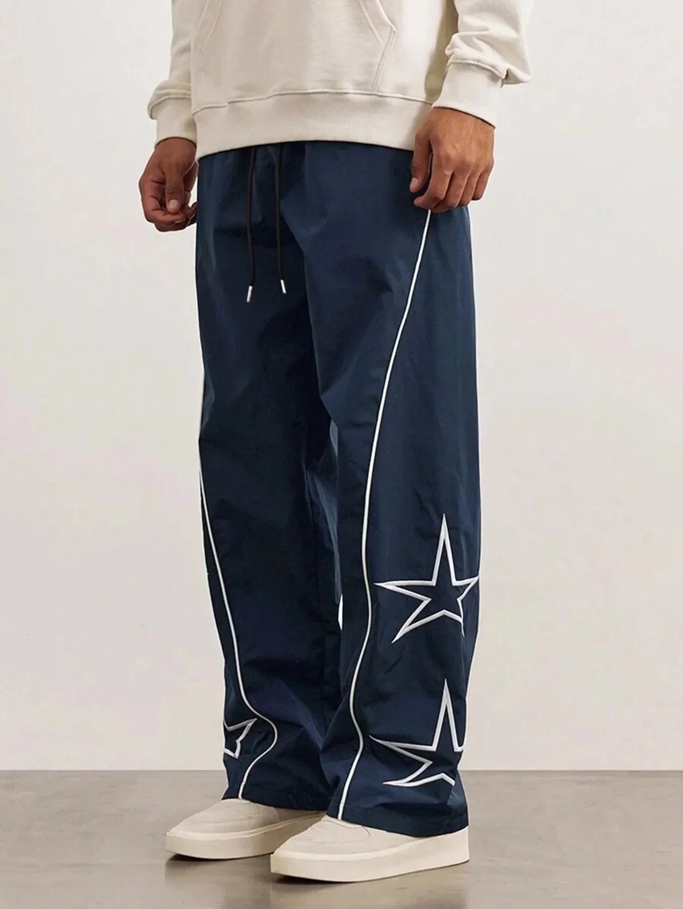 Männer Neue Gestickte Casual Hosen High Street Trendy Marke Retro Casual Hosen Männer