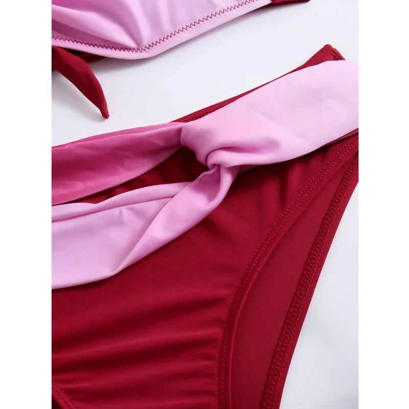 Sexy Bikini-Set für Damen mit Push-up-Effekt – ideal für Strand und Pool