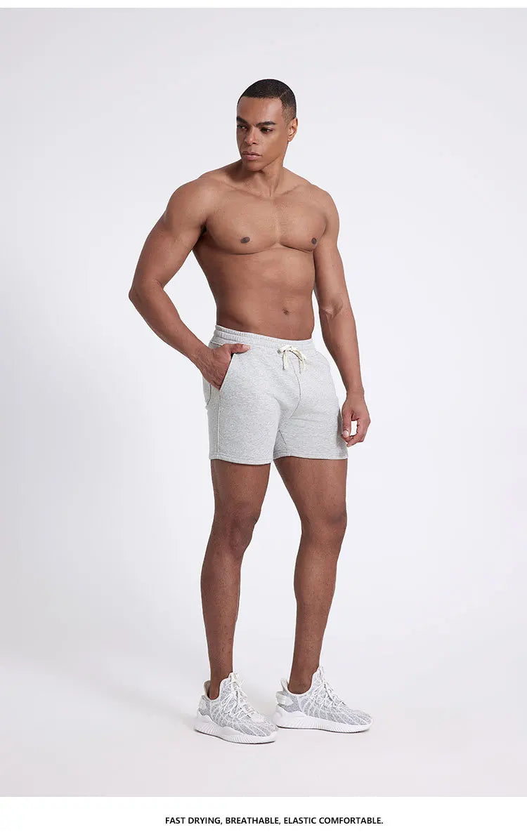 Lässige Herren-Arbeitsshorts mit mehreren Taschen und mittlerer Länge – ideal für den Sommer.