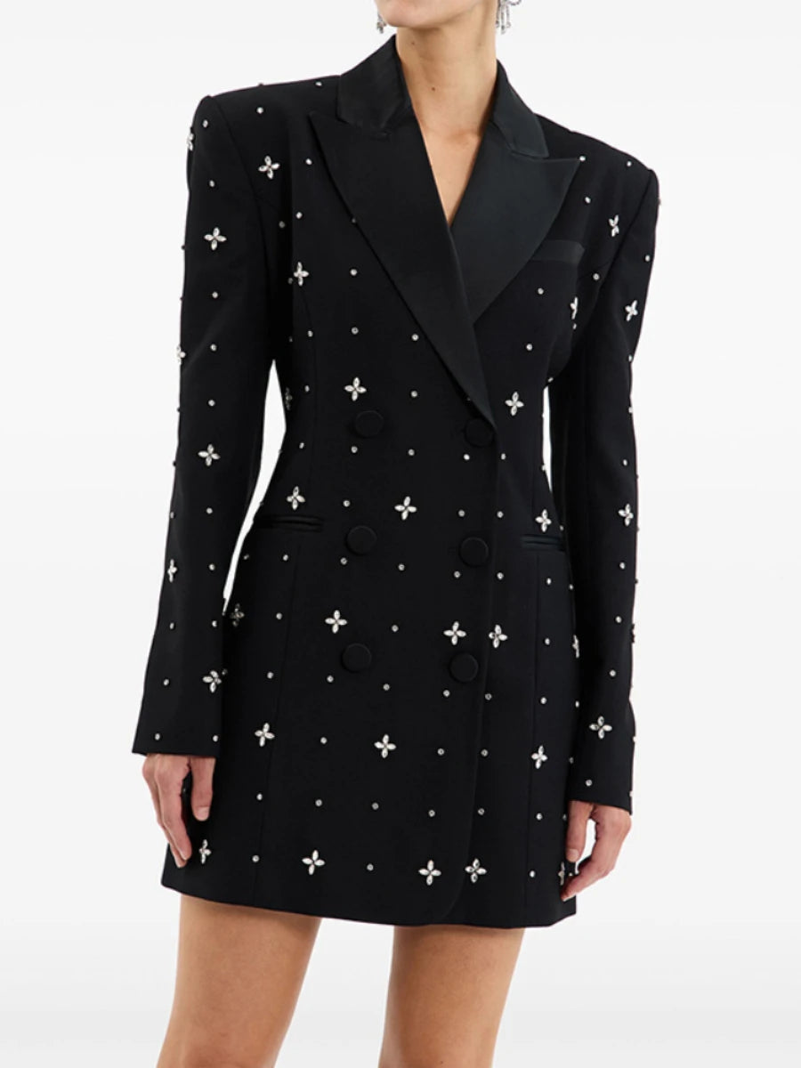 Ärmelloses, trägerloses Damen-Tunikakleid mit Patchwork-Falten im minimalistischen Design – modisch und elegant