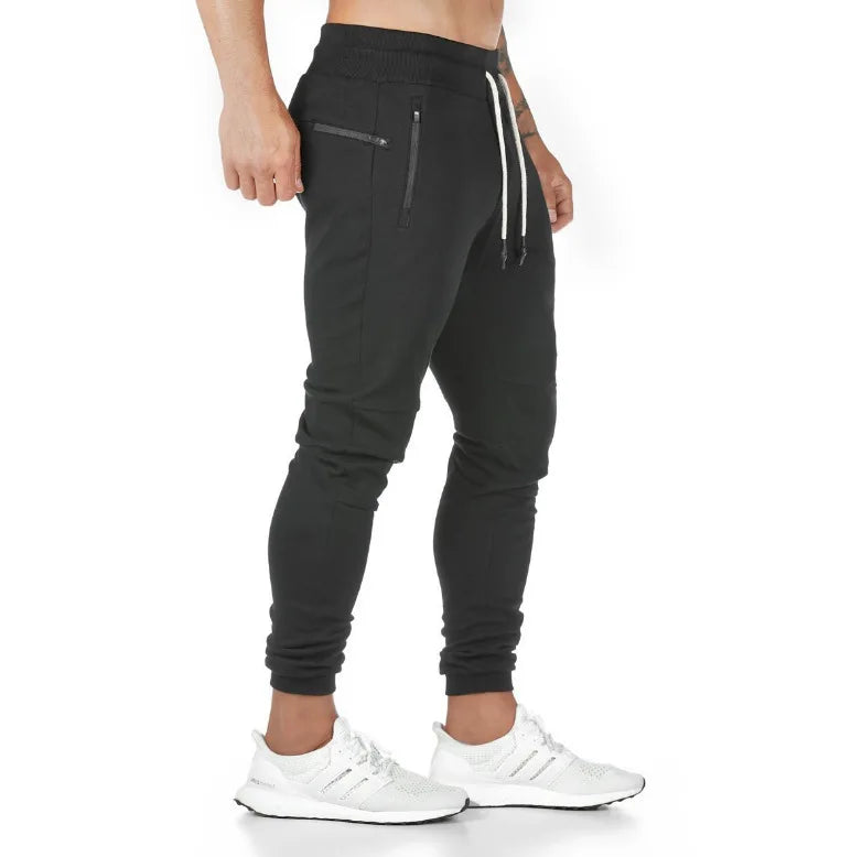 LOGO-freie Muscle Herren Sporthose Herren Fitness Hängende Handtuchhose Lauftraining Fußhose