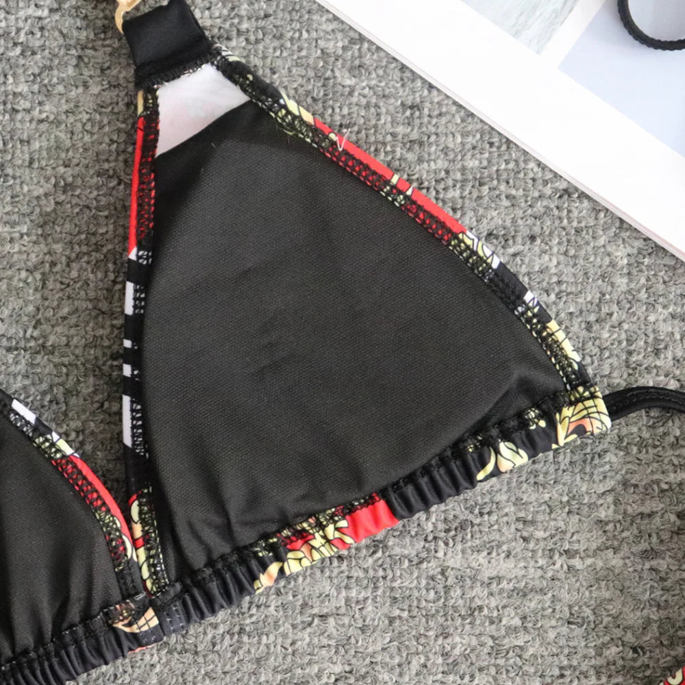 Sexy Bikini-Set für Damen – Brasilianischer Stil, ideal für Strand und Pool