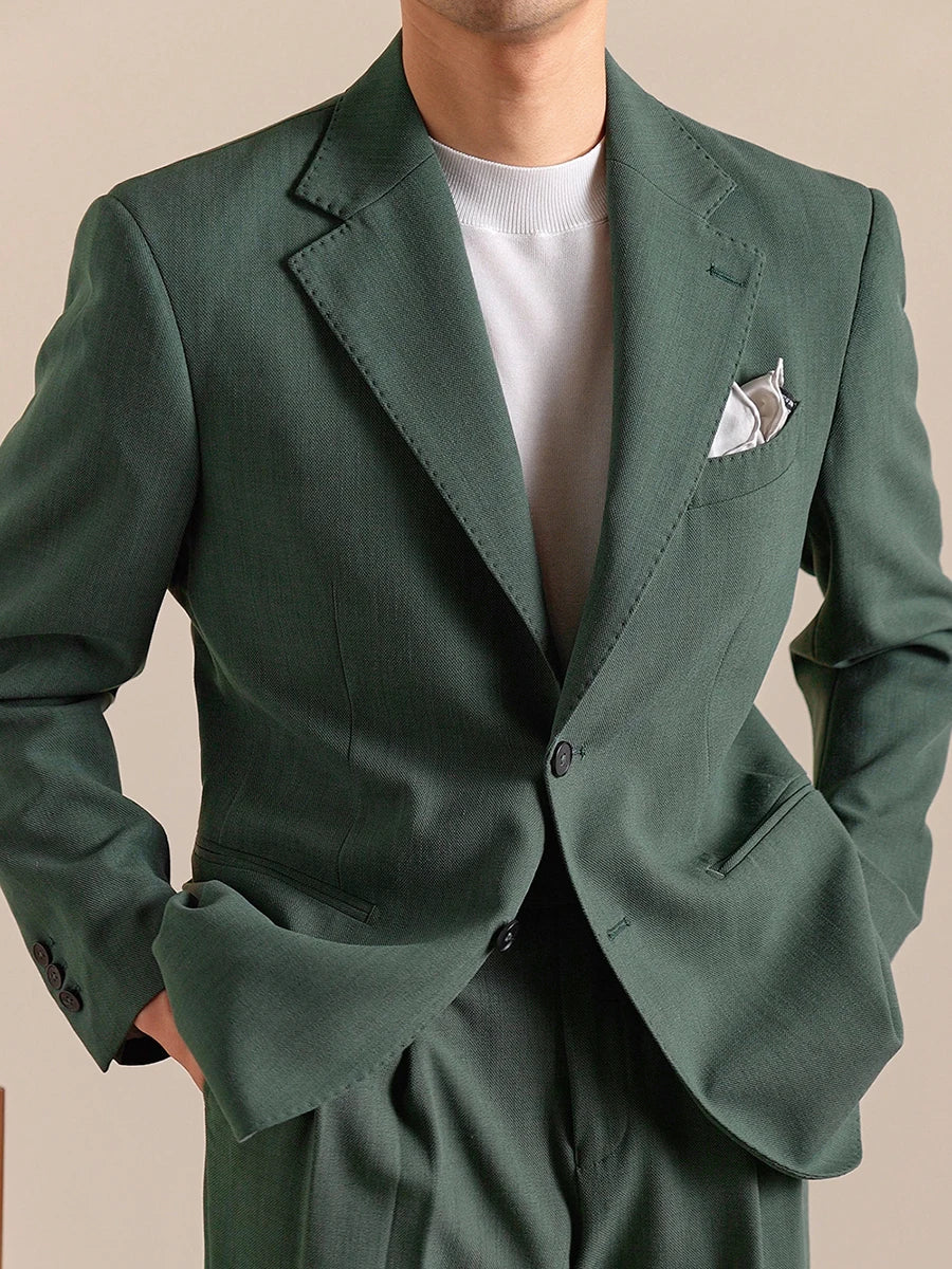 Eleganter Herrenanzug in Blau mit Blazer, Weste und Hose – Slim Fit für Hochzeit, Business und festliche Anlässe.