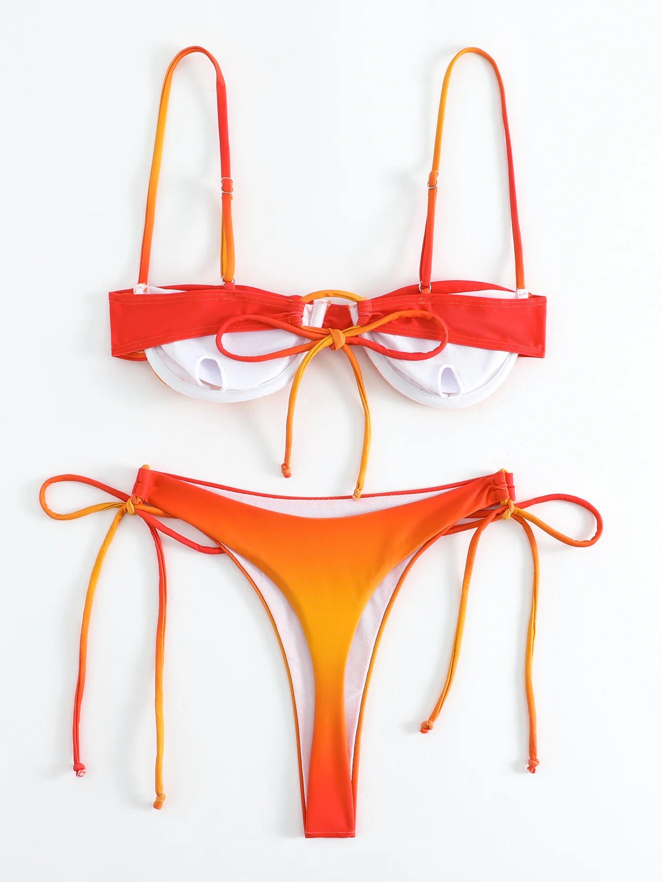 Sexy Push-Up Bikini-Set für Damen – Brasilianischer Stil, ideal für Strand und Pool