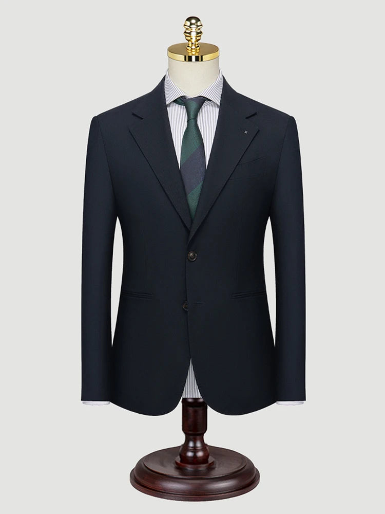 Eleganter Herrenanzug aus italienischer Wolle in Grau – Einreiher mit modischem Slim-Fit-Schnitt für Business und Hochzeit