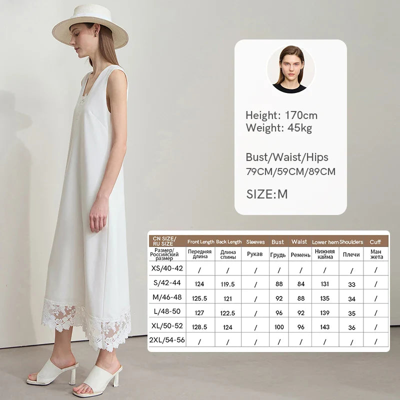 Damen Camisole Kleid im minimalistischen Stil für das Büro