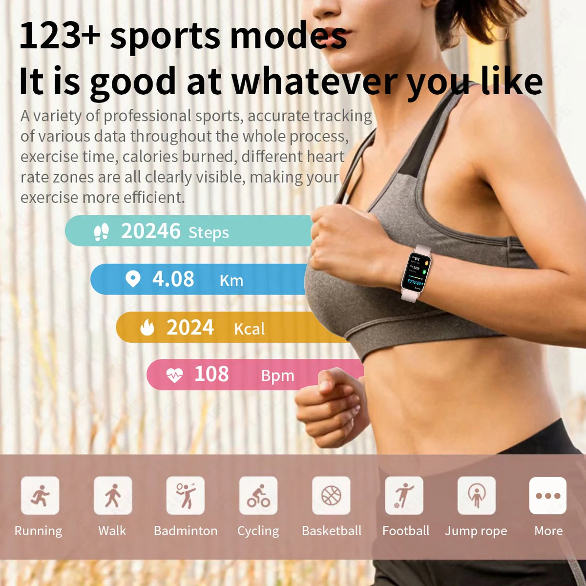 LIGE 2025 Neue Smart Band Frauen 1,45 "Display BT Anruf Herzfrequenz Kalorien Smart Uhr Wasserdicht 100 + Sport Armband damen Geschenk