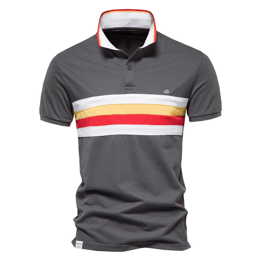 Herren Polo Shirt aus Baumwolle im lässigen Stil für den Sommer