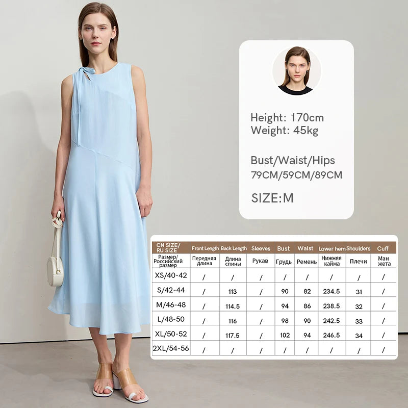 Elegantes Plissiertes Berufskleid Mit Gürtel Für Damen