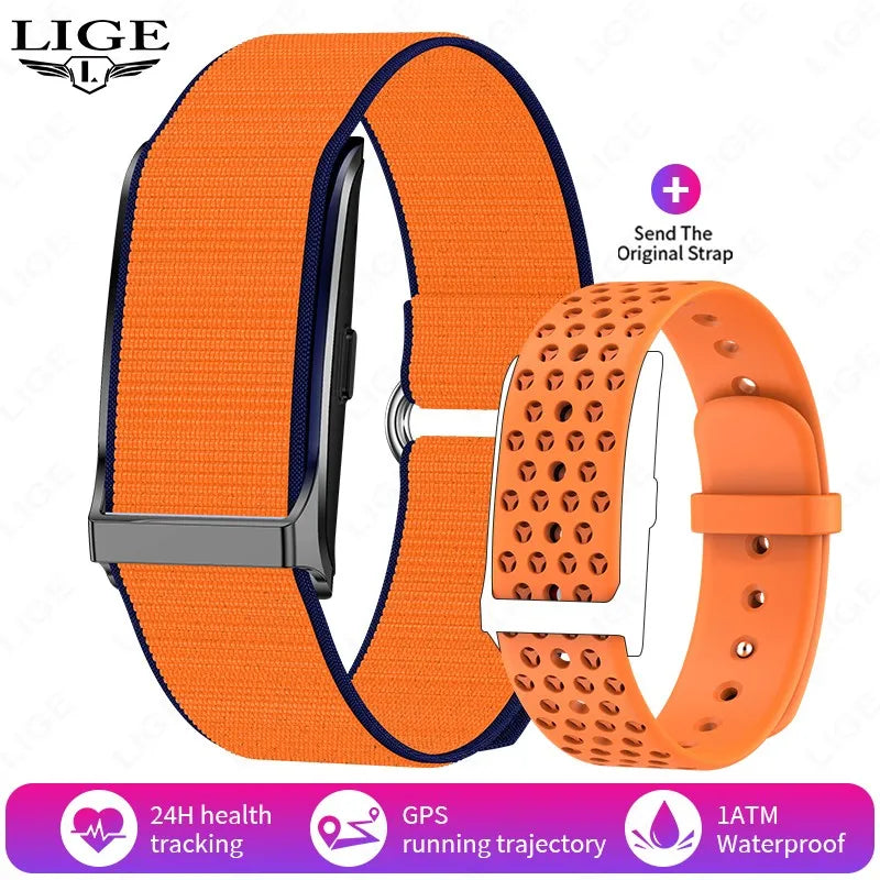 LIGE Frauen Smart Band Männer Uhr Herzfrequenz Blutdruck Sport Fitness Smartwatch Neue Mann Outdoor Smart Armband Damen 2025