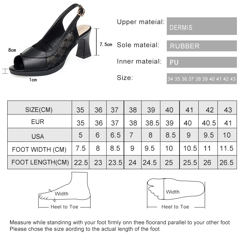 AIYUQI Frauen High Heel Sandalen Plattform 2025, Neue Echtes Leder Sommer Sandalen Frauen Fisch Mund Mode Kleid Frauen Sandalen