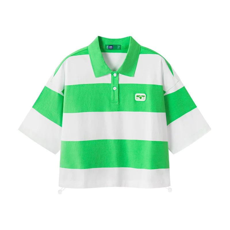 Semir Polo Shirt Frauen kurz Sommer neue lose Taille weiches bequemes T-Shirt