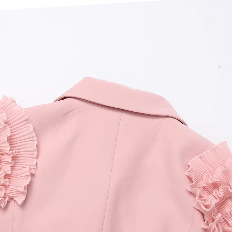 Langärmliges Damen-Patchwork-Kleid mit Rundhalsausschnitt und Polka-Dot-Design – modisch geschnürt