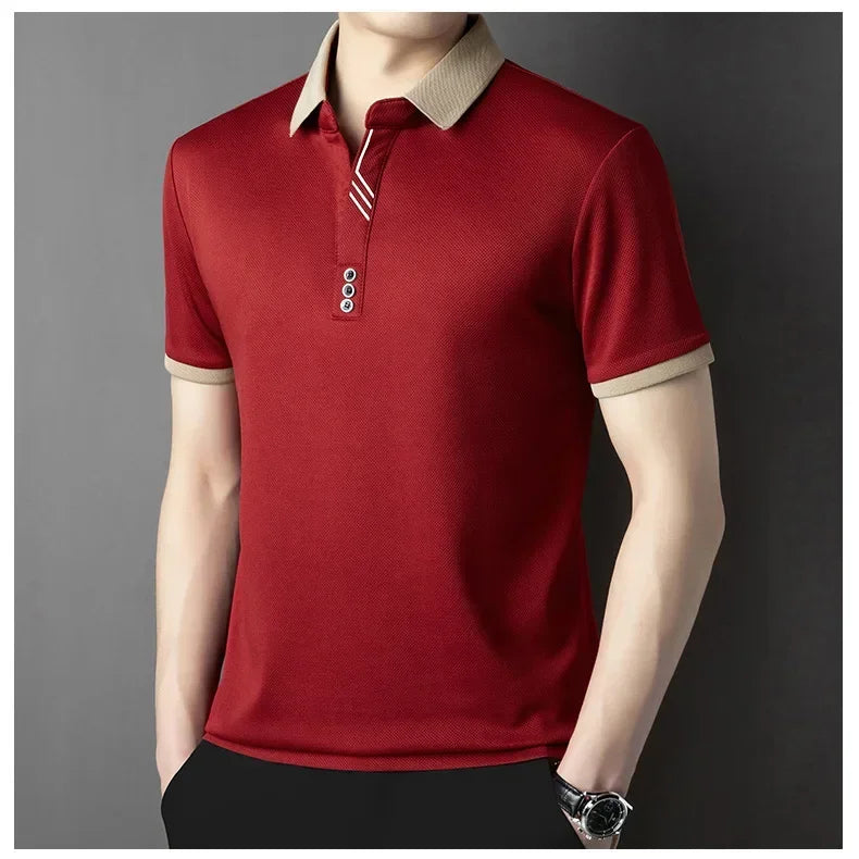 Herren-Poloshirt mit kurzen Ärmeln und Knopfleiste – ideal für den Alltag