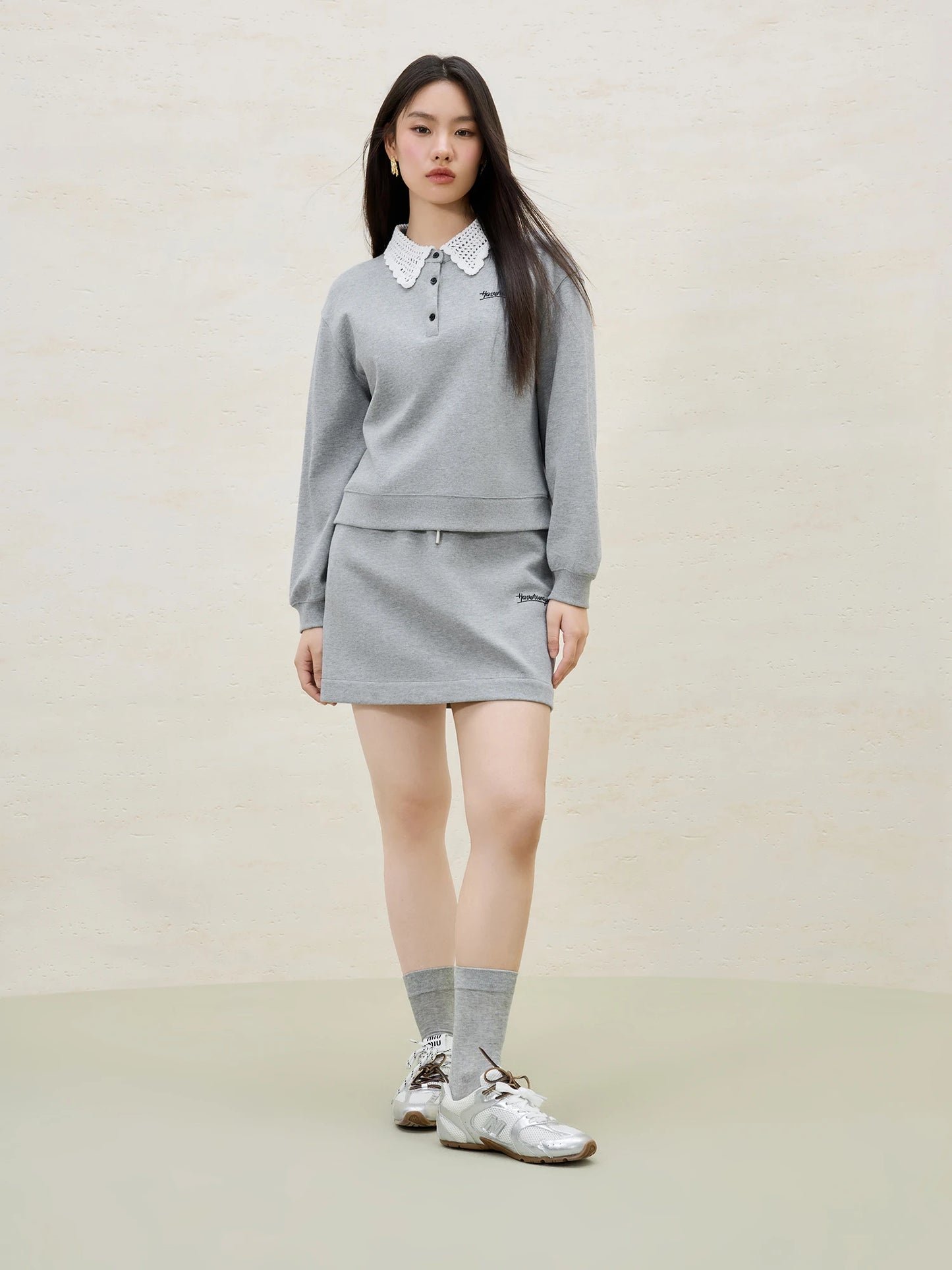 Weite Damen-Leinenhose mit Kordelzug und hohem Bund – lässig und elegant für den Sommer
