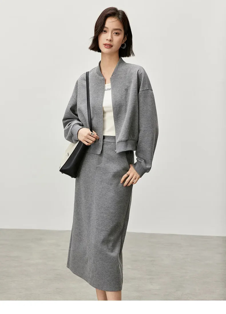 Vintage Damen Herbstkleid mit elegantem Design und angenehmem Tragekomfort.
