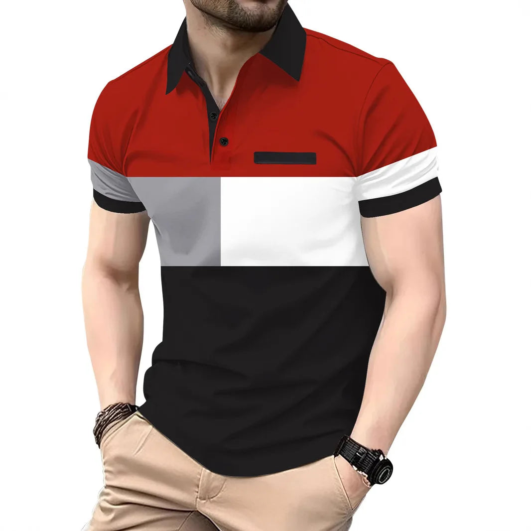 Hochwertiges Herren-Poloshirt mit Reverskragen und kurzen Ärmeln – hautfreundlich, atmungsaktiv und vielseitig für den Sommer