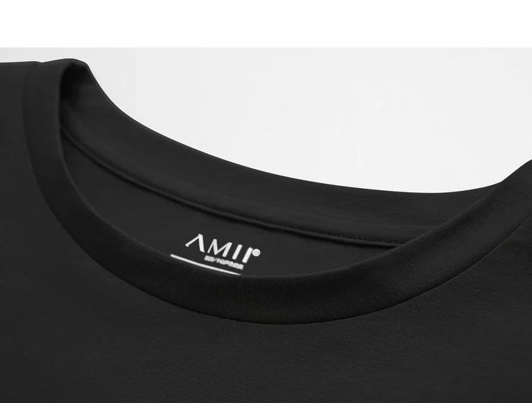 Damen T-Shirt im Retro-Stil mit lockerem Schnitt aus mercerisierter Baumwolle