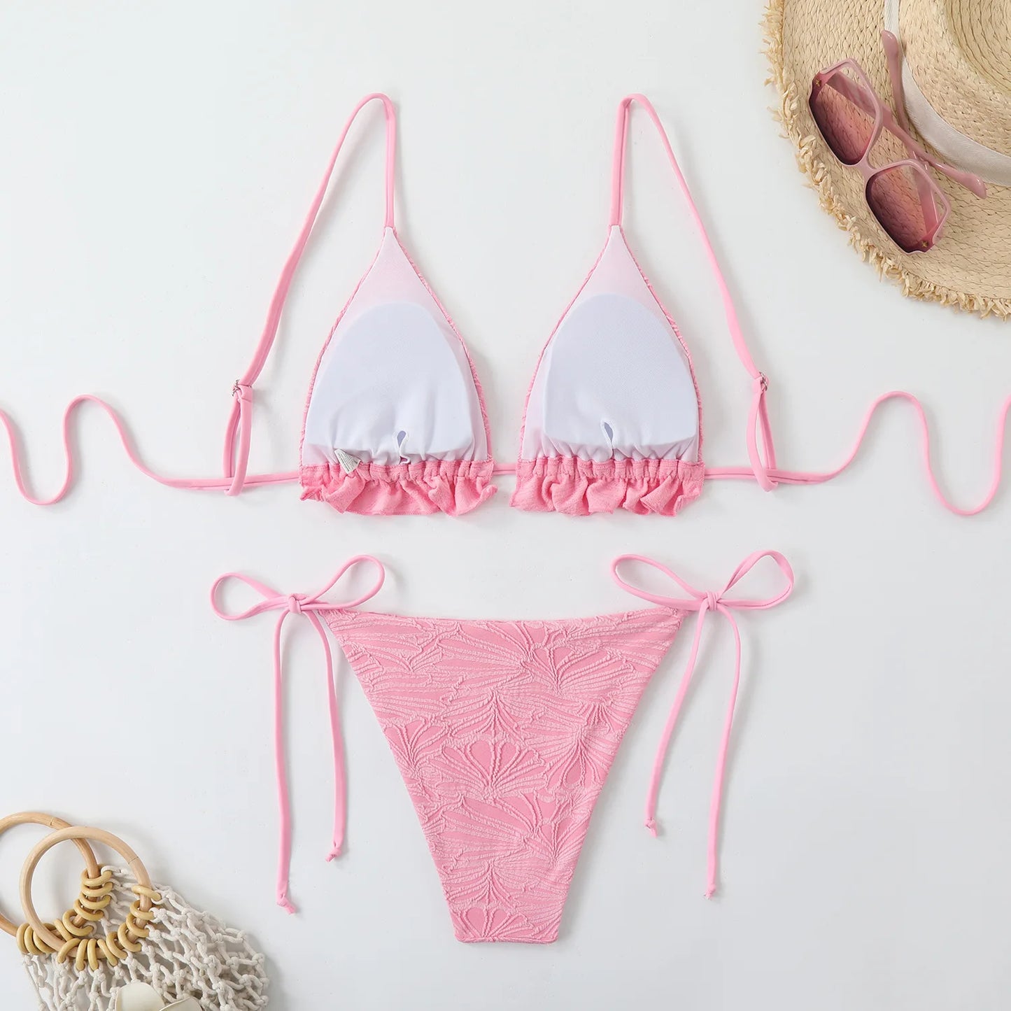 Sexy Bikini-Set für Damen mit Push-up-Effekt – ideal für Strand und Pool
