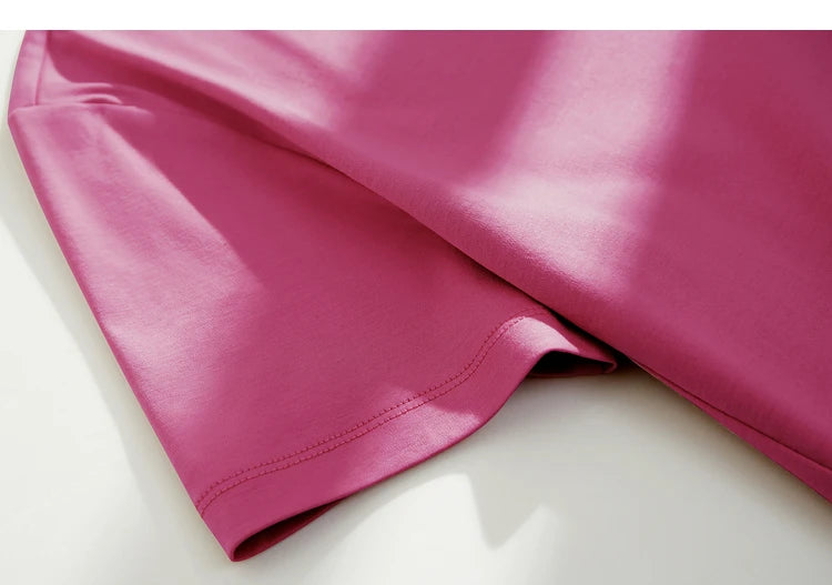 Damen Tops im Minimalismus-Stil mit V-Ausschnitt und kurzen Ärmeln