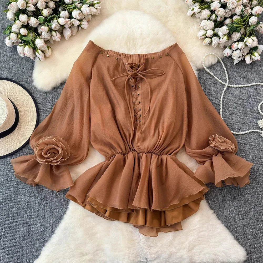 Elegantes Damen-Zweiteiler-Set mit Pailletten, langärmligem Oberteil und hoch taillierter, gerader Hose – schickes Outfit für besondere Anlässe.