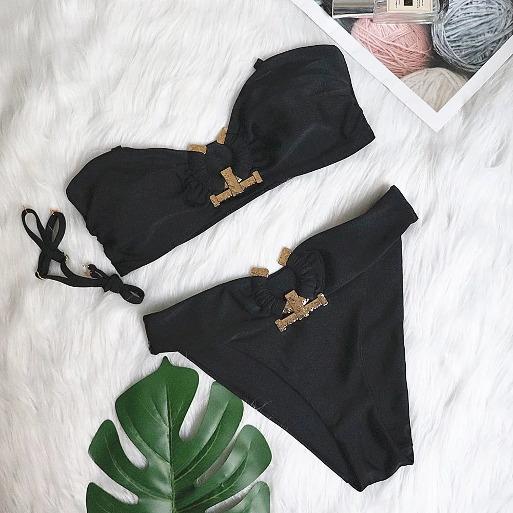 Sexy Bikini-Set mit Push-up-Effekt – Perfekt für Strand und Pool