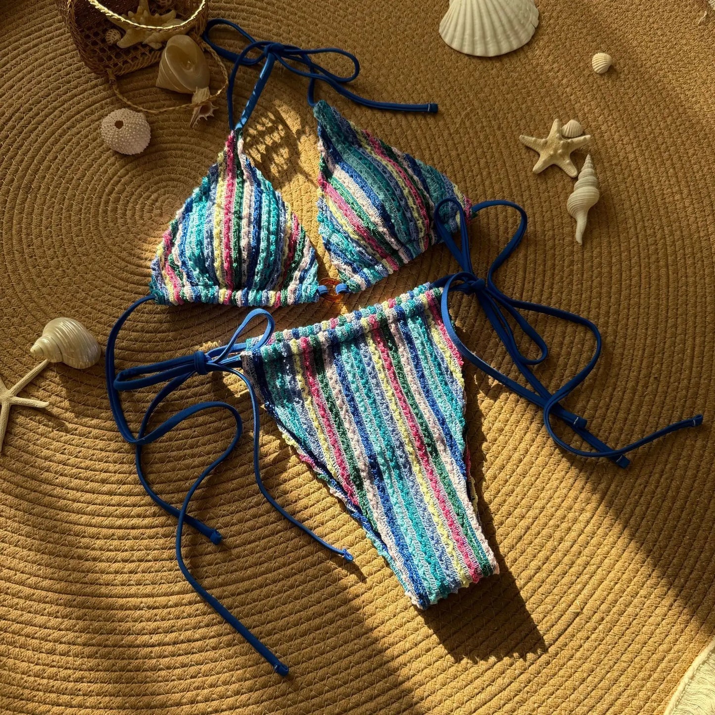Sommerlicher Push-Up-Bikini im brasilianischen Stil – ideal für Strand und Pool
