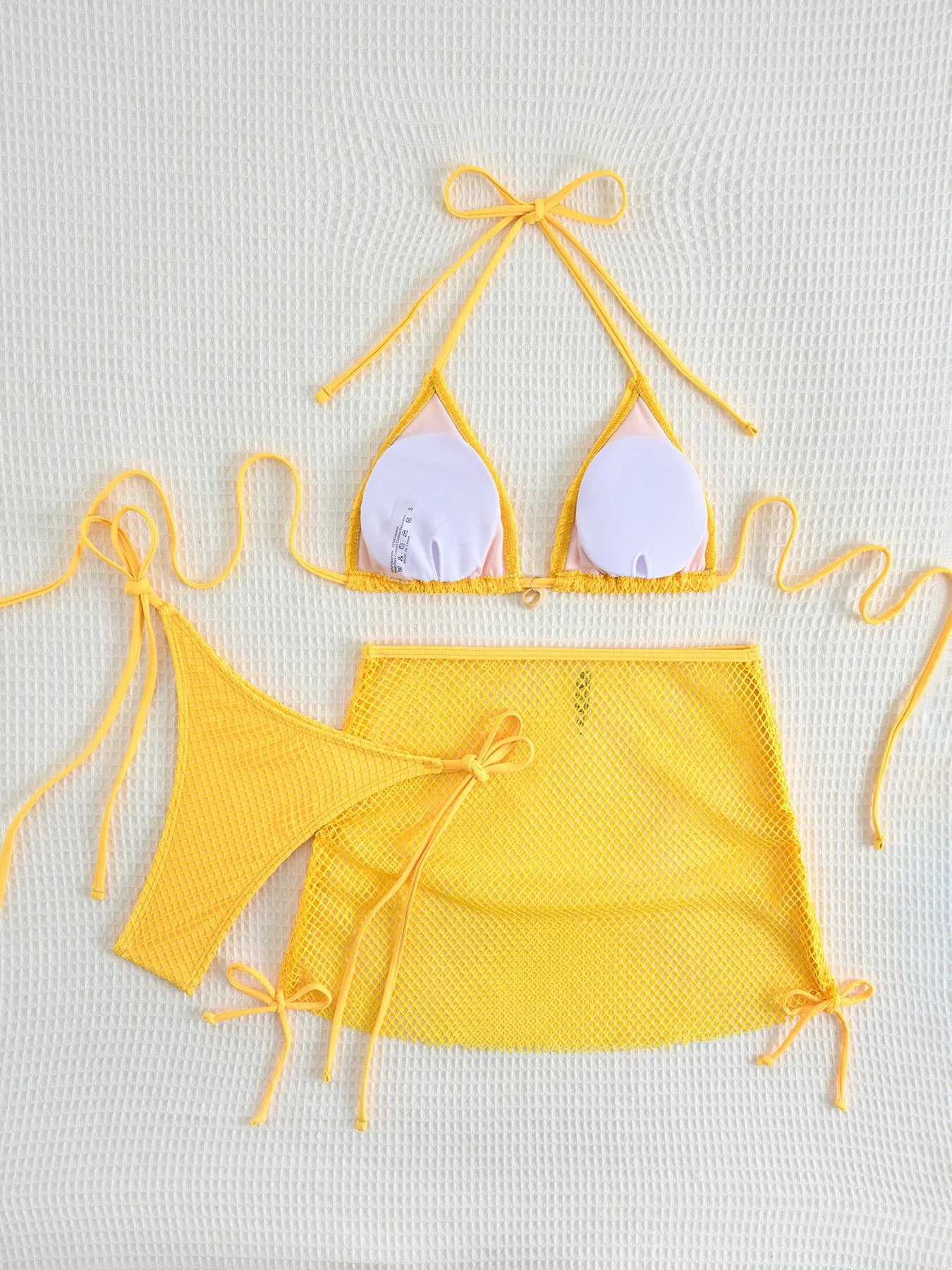 Sexy Bikini-Set mit Push-up und hoher Taille – Perfekt für Strand und Pool