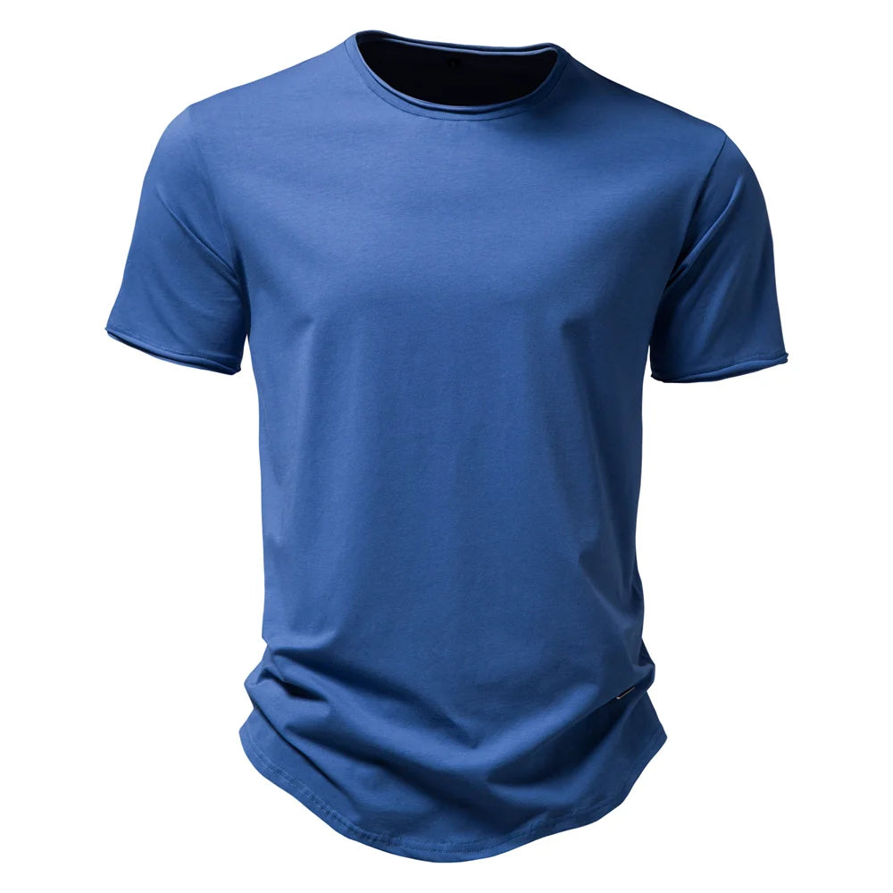 Herren T-Shirt aus 100 Prozent Baumwolle im lässigen Sommer-Stil