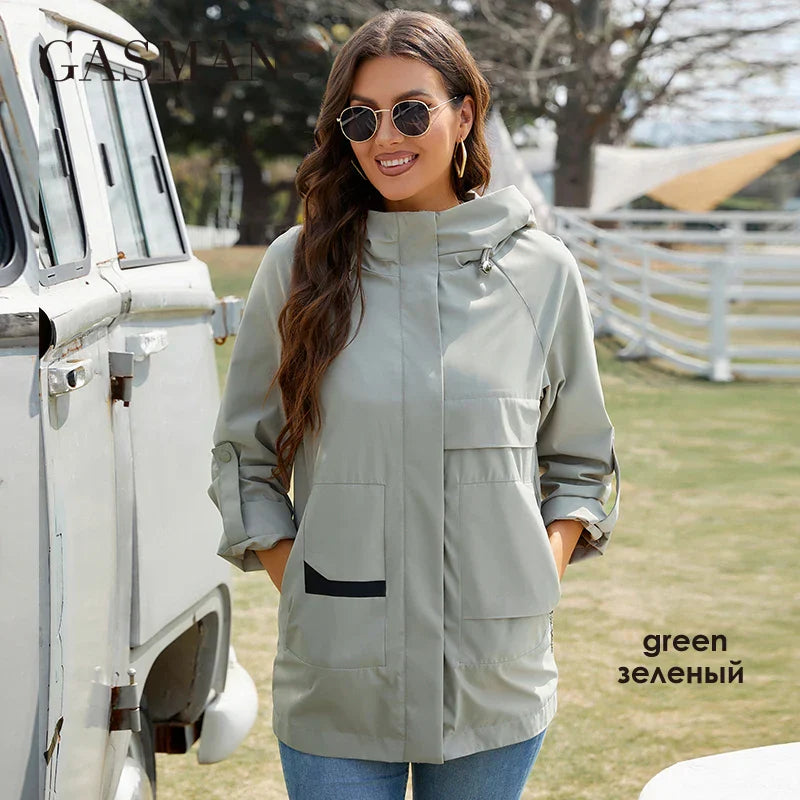 Dicke Damen-Winterjacke mit Kapuze und Fellbommel – warme schwarze Parka für modische Frauen
