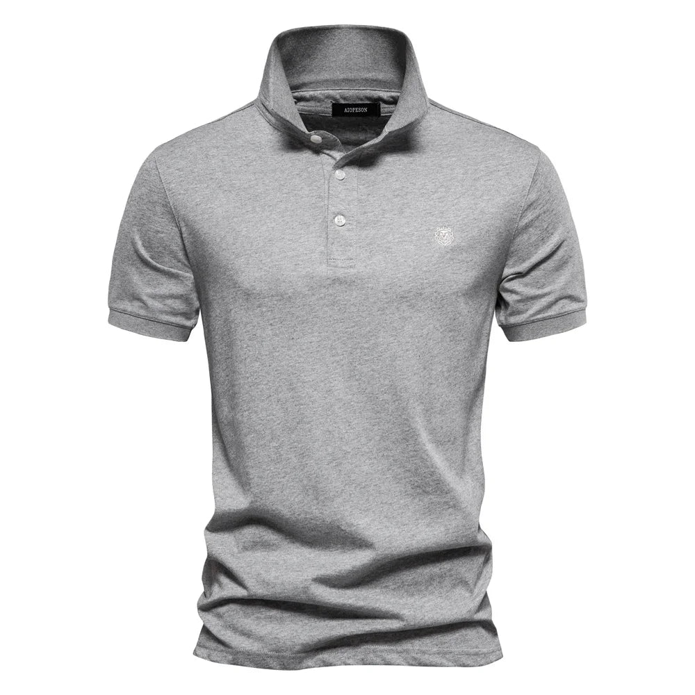 Herren Polo Shirts aus 100 Prozent Baumwolle mit Kurzarm und Stickerei