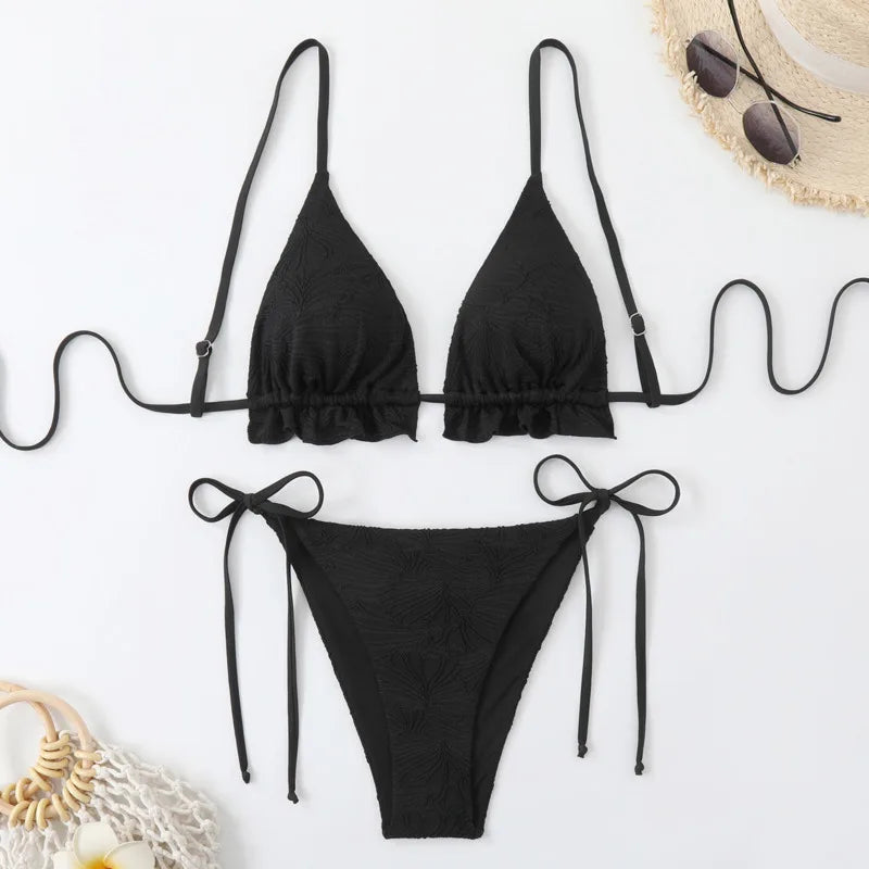 Sexy Bikini-Set für Damen mit Push-up-Effekt – ideal für Strand und Pool