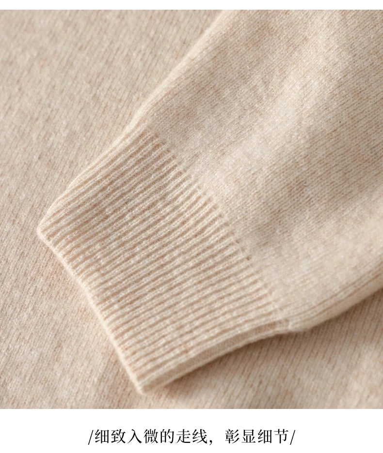 2024 neue Mode Wolle Strickjacke Mantel Top Herren Revers Business Casual Strickpullover Trend Hot Frühling und Herbst gestreift Langarm