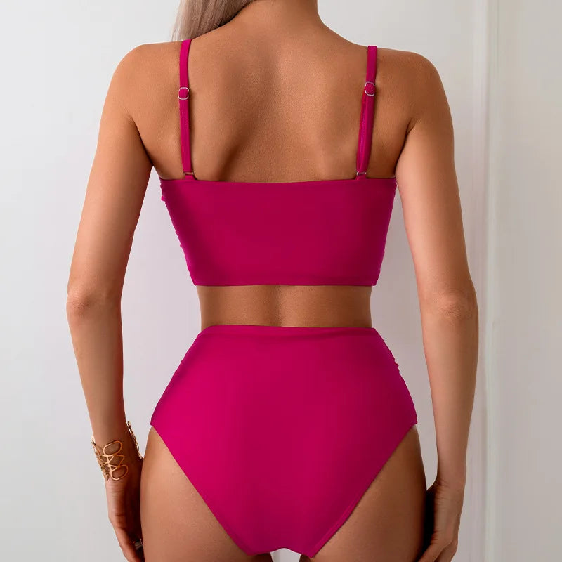 Dreiteiliges Damen-Bikini-Set im brasilianischen Stil – ideal für Strand und Pool