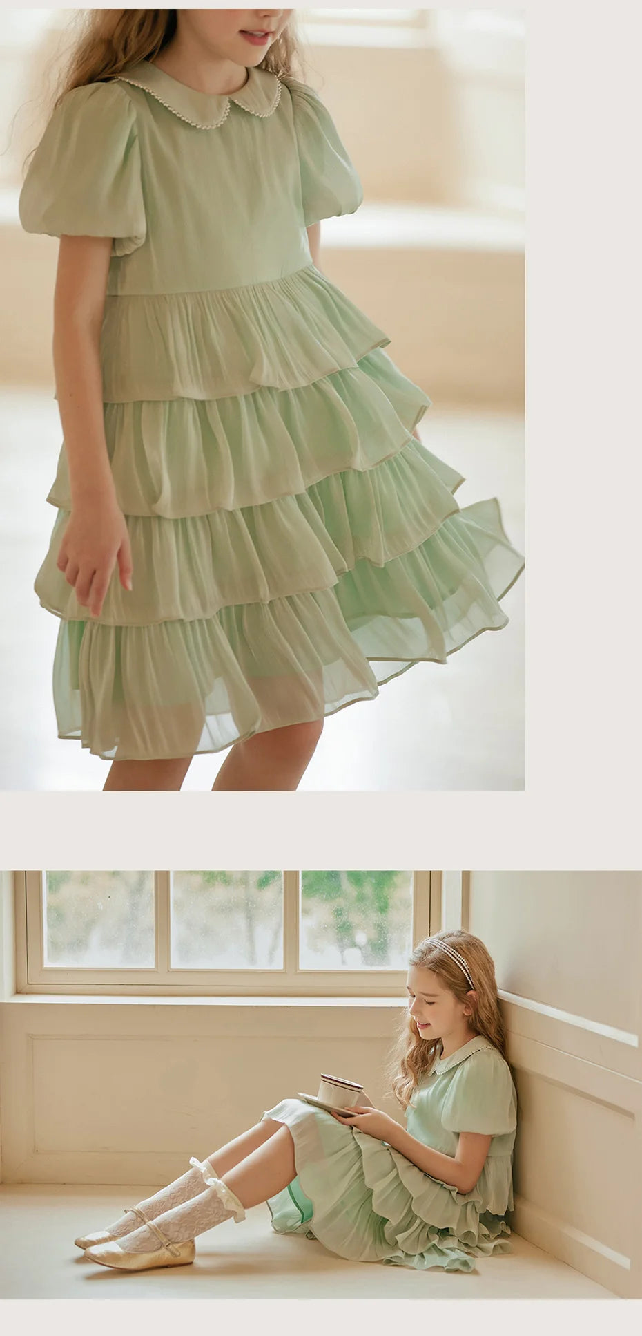 Ärmelloses weißes Sommerkleid für Mädchen mit Blumenmuster – festliches Ballkleid aus Tüll für Hochzeiten und Geburtstagsfeiern