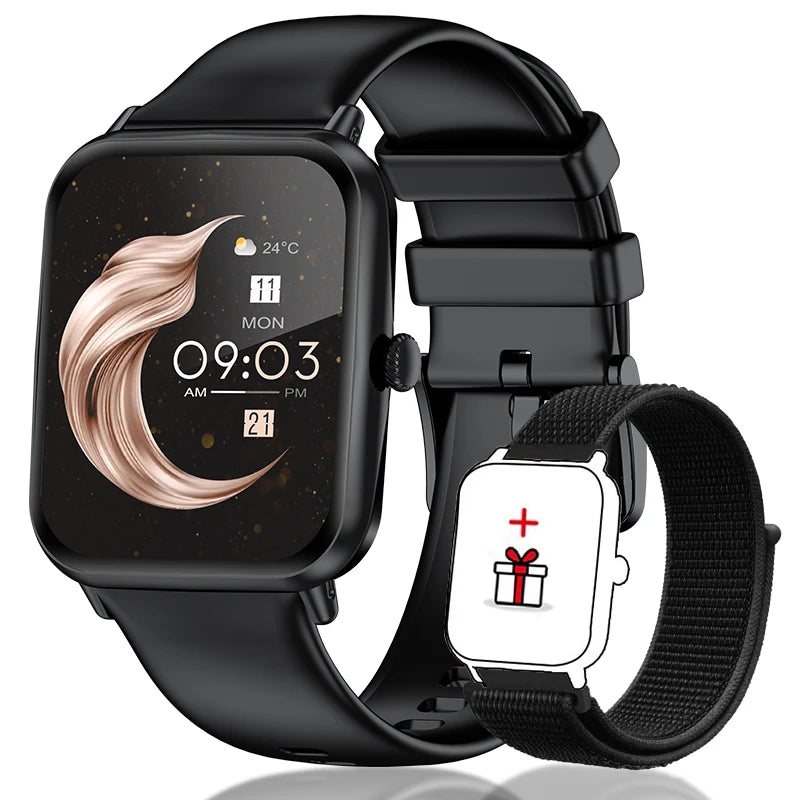 LIGE Bluetooth Anruf SOS Smart Uhr männer Sport Fitness Herz Rate Monitor IP68 Wasserdicht Neue Smartwatch Für Android IOS 2025