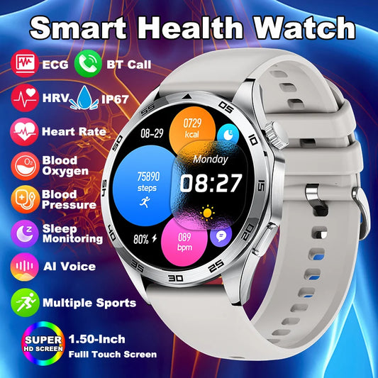 LIGE EKG AI Gesunde Diagnose Smart Uhr Männer Blut Sauerstoff Blutdruck Schlaf Überwachung Bluetooth Anruf Gesundheit Smartwatch Frauen
