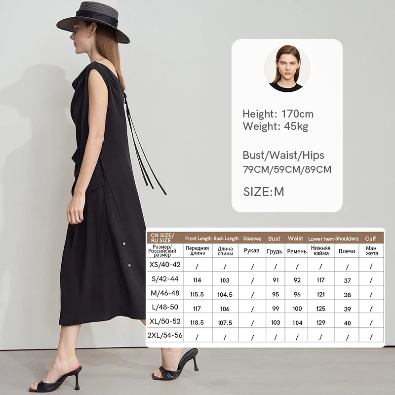 Elegantes Traegerkleid Fur Damen Plissiert Mit Lockerem Sitz Und Modernem Stil