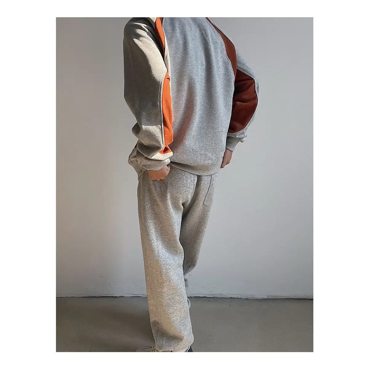 Lässiger Herren-Raglanpullover mit Y2K-Print und Rundhalsausschnitt – ideal für Herbst und Winter