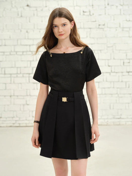 Ärmellose Damen-Bluse mit Polokragen und Knopfleiste aus Baumwolle – locker geschnittenes, schlichtes Sommer-Top in Grün und Rosa für den Alltag