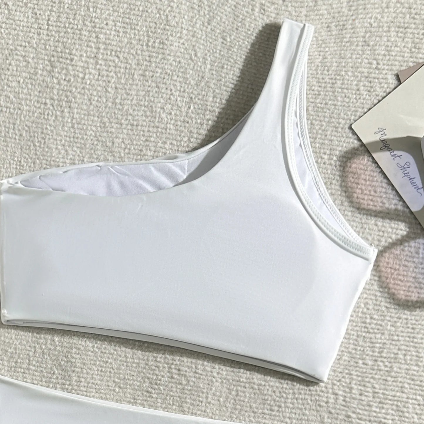 Dreiteiliger Damen-Bikini mit Push-up-Effekt und Print – ideal für Strand und Pool