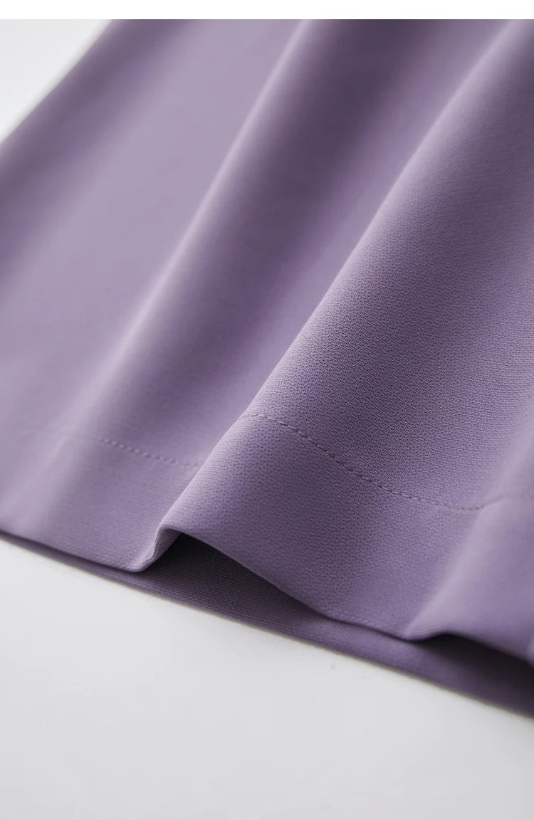 Damen Shorts im minimalistischen Stil für das Büro mit weitem Bein